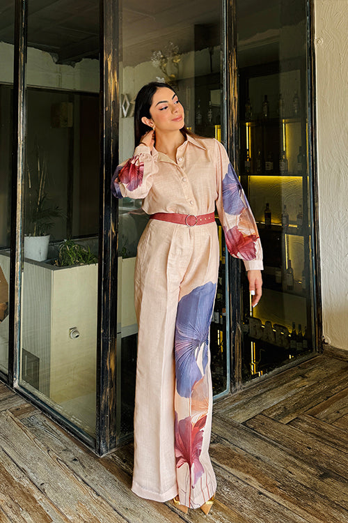 Taylor Formal Linen Coord Set