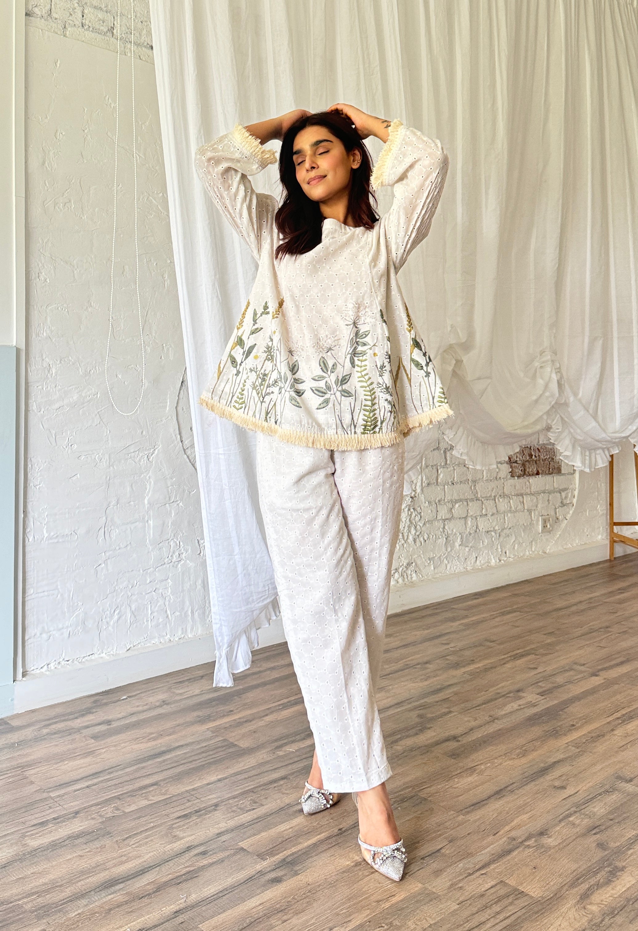 Summer Pastel Schiffi Coord Set