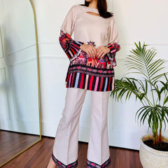 Pink Camel Kurta Set