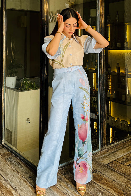 Not So Formal Linen Co-ord Set