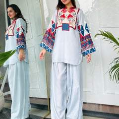 Blue Essence Kurta Set