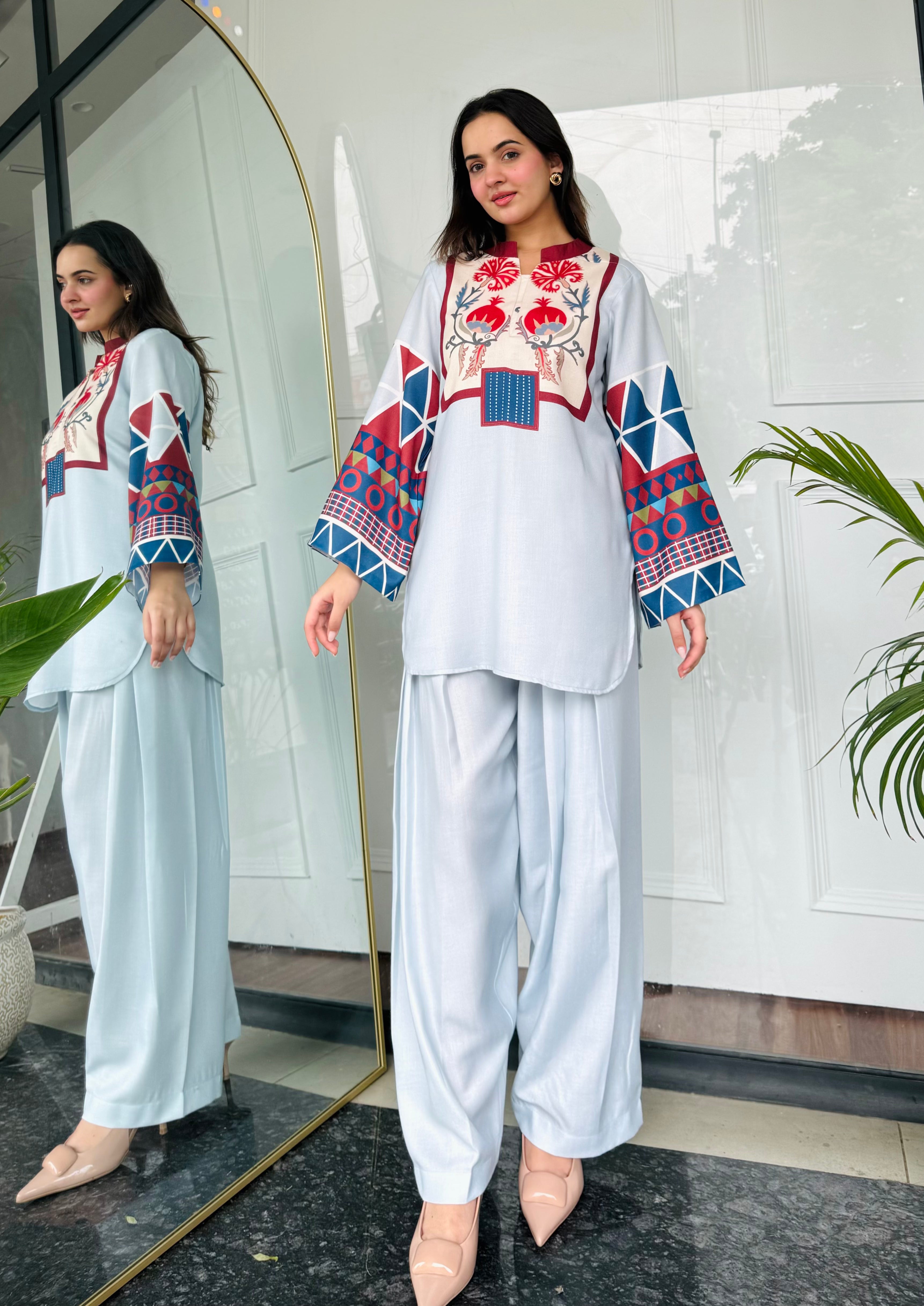 Blue Essence Kurta Set