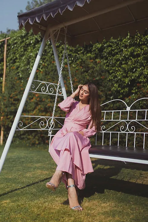 Ellie Pleated Pastel Dress