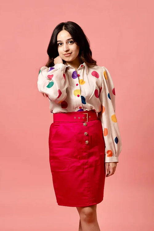 Pink Polka Coord Set