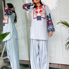 Blue Essence Kurta Set