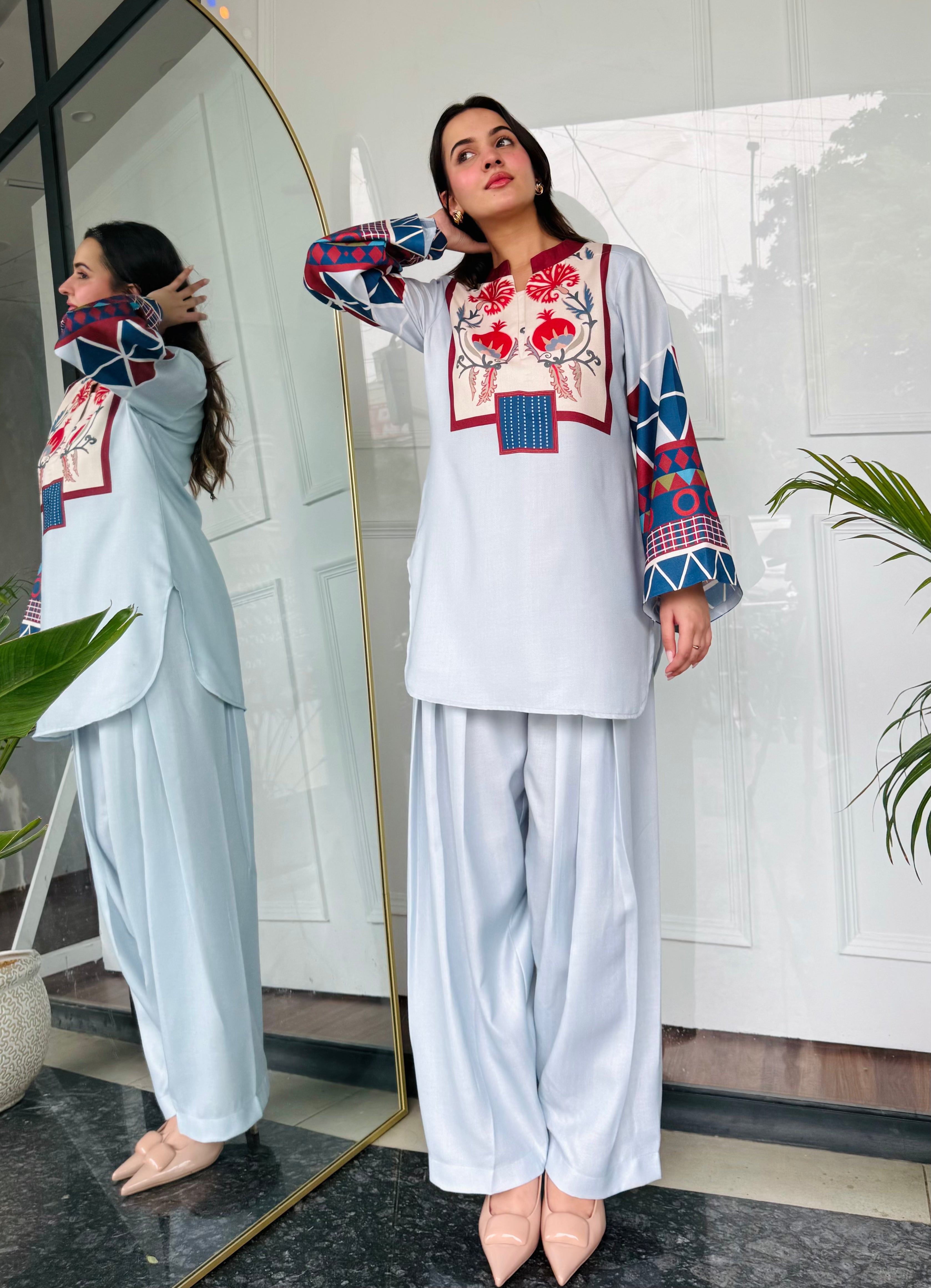 Blue Essence Kurta Set