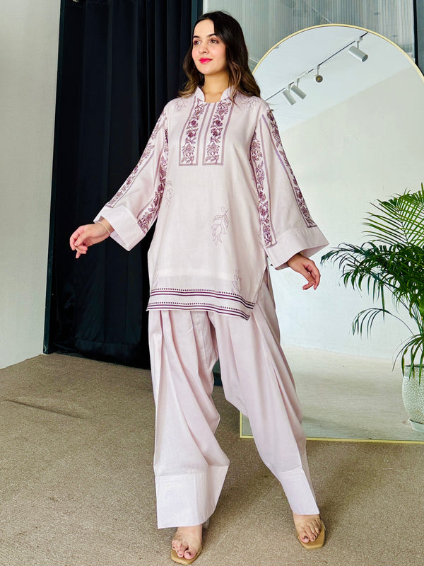 Dusky Petal Kurta Set