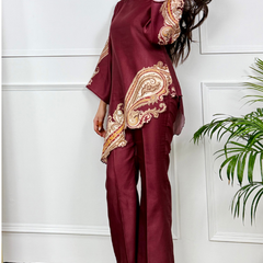 Paisley Rouge Co-ord Set