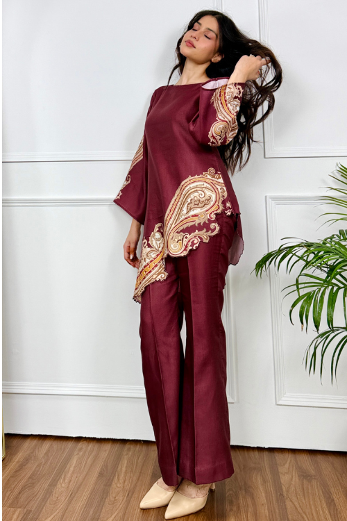 Paisley Rouge Co-ord Set