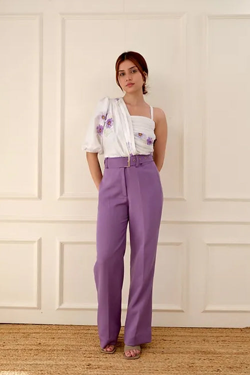 Myra Floral Lavender Coord Set