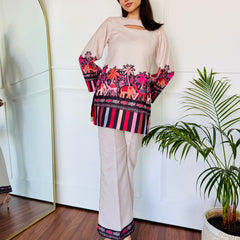 Pink Camel Kurta Set