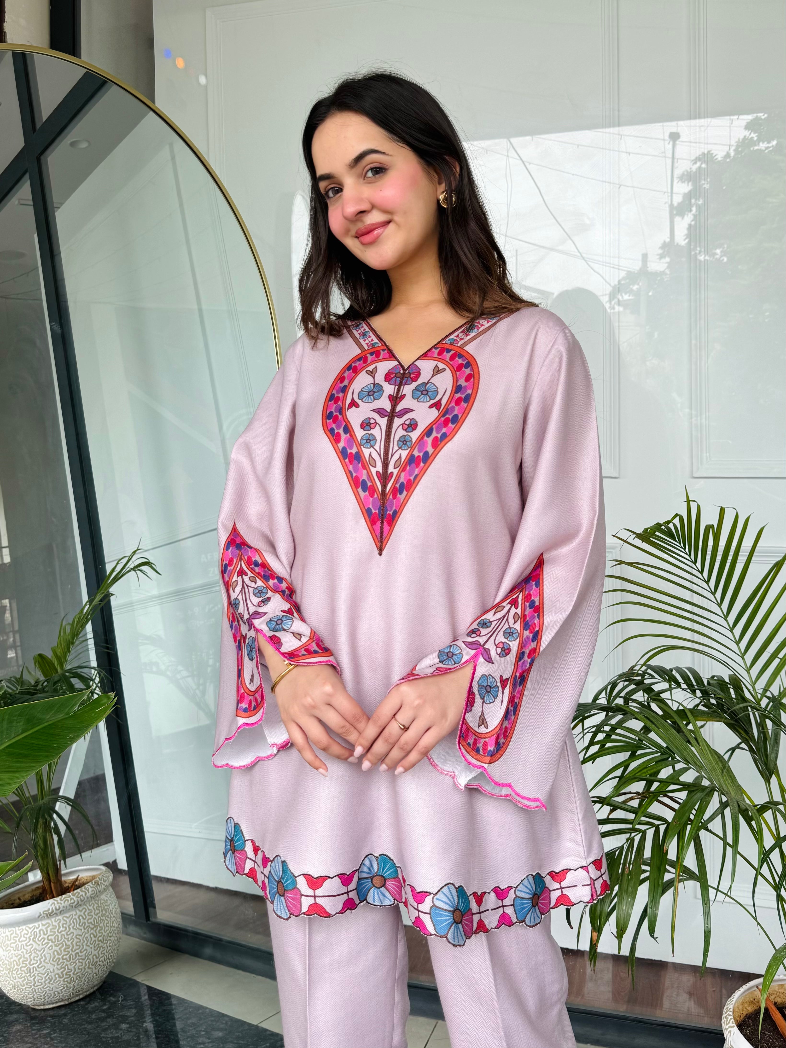 Blush Heart Kurta Set