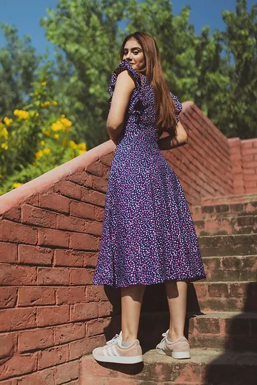 Ashley Polka Midi Dress