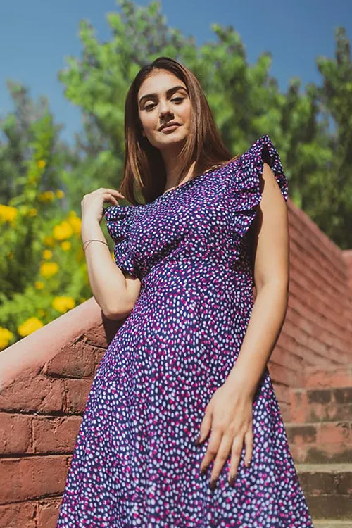 Ashley Polka Midi Dress