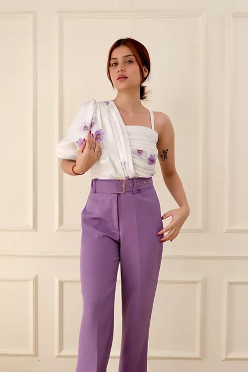 Myra Floral Lavender Coord Set
