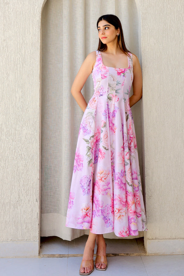 Pink Bloom Summer Dress