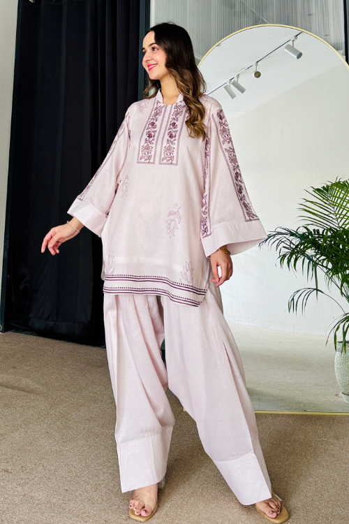 Dusky Petal Kurta Set