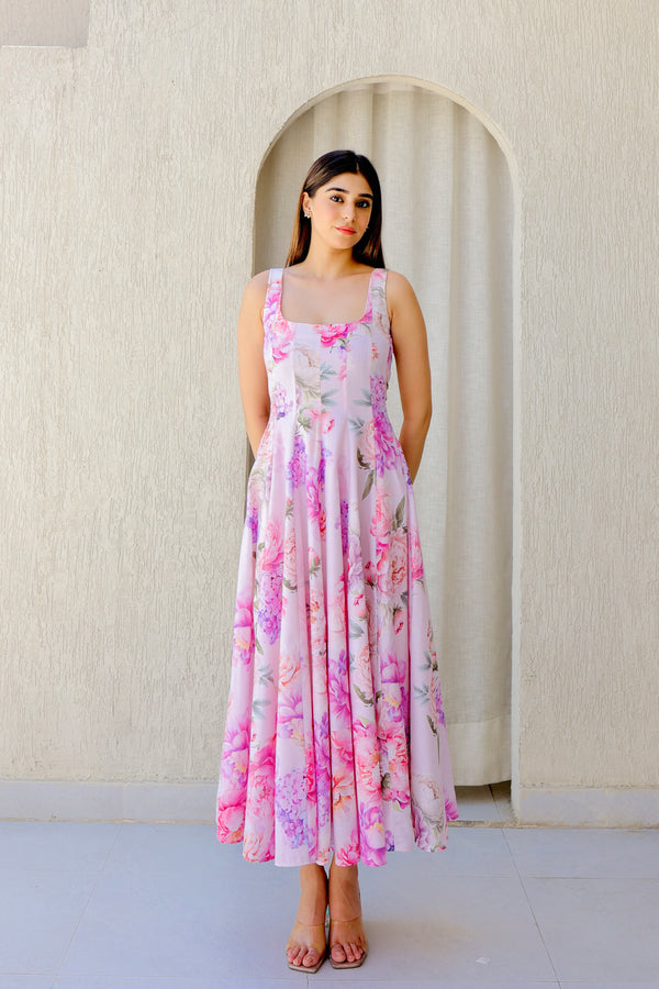 Pink Bloom Summer Dress
