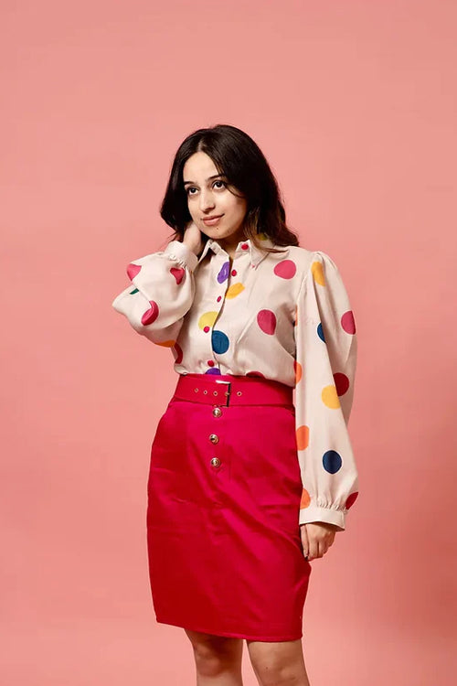 Pink Polka Coord Set