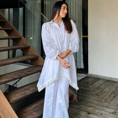 All White Kurta Set