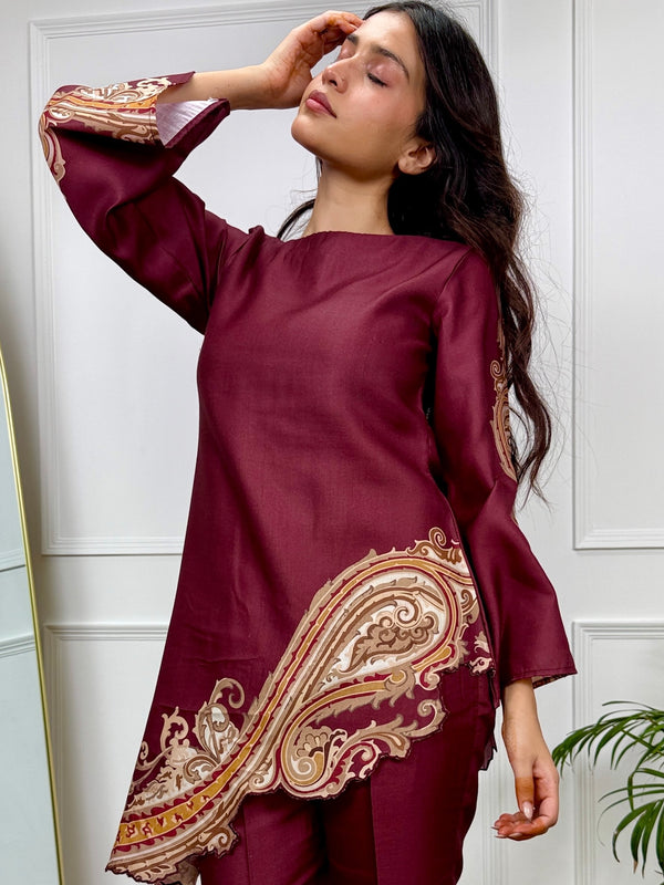 Paisley Rouge Co-ord Set