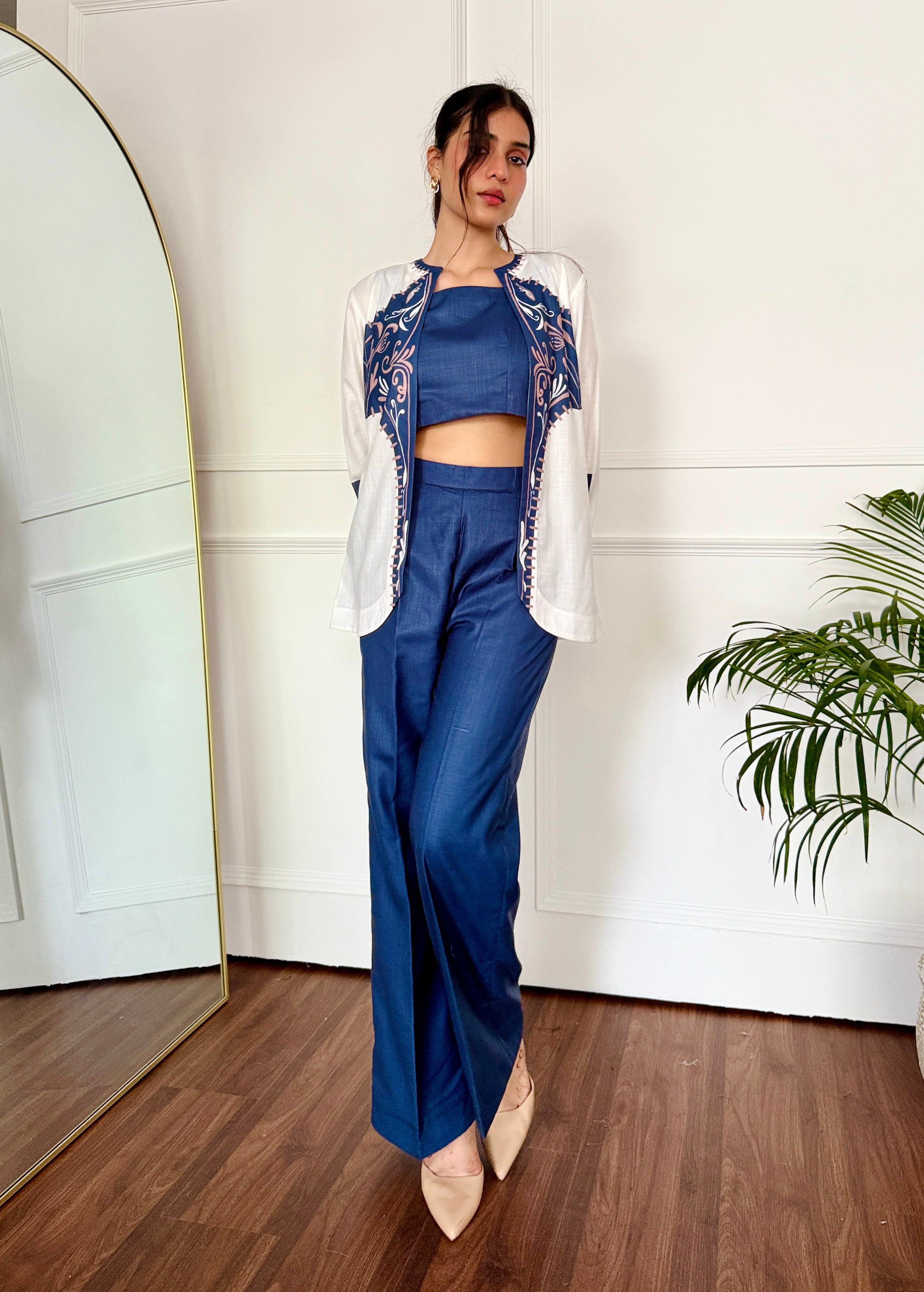 Midnight Bleu 3 Piece Co-ord Set