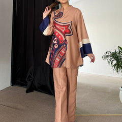 Earthy Brown Winter Kurta Set