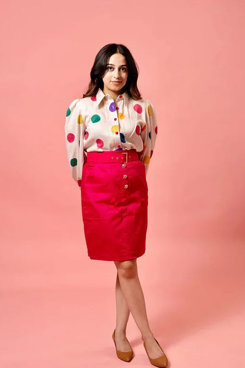 Pink Polka Coord Set