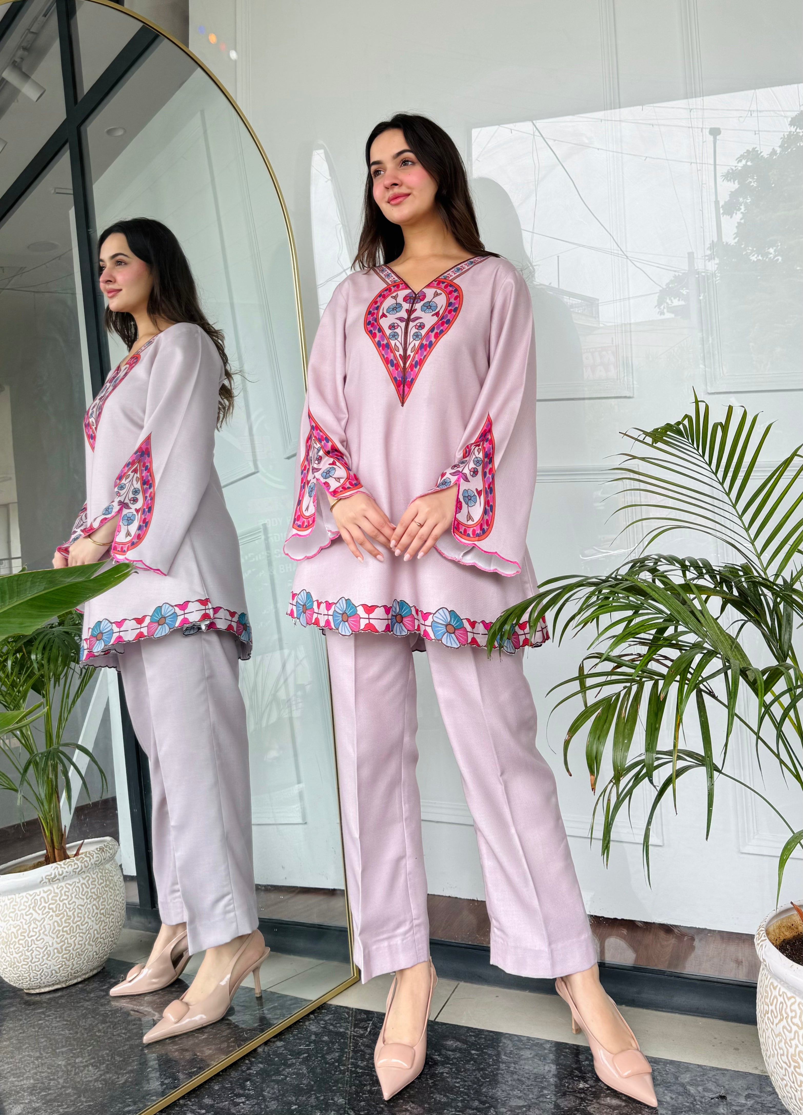 Blush Heart Kurta Set