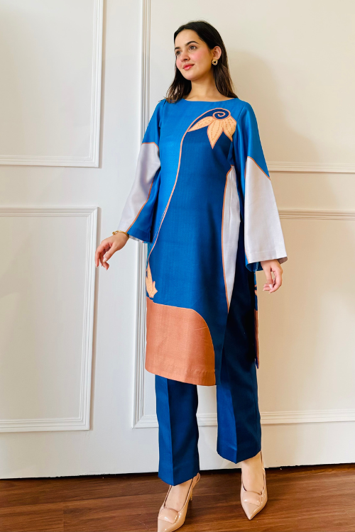 Blue Mirage Kurta Set