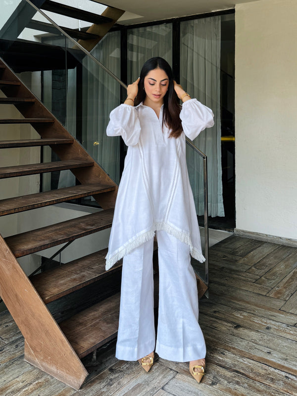 All White Kurta Set