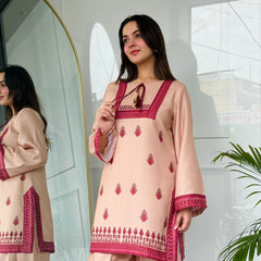 Beige Royale Farshi Salwaar Set