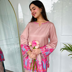 Mocha Rose Kurta Set