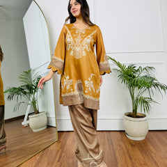 Mustard Mirage Kurta Set