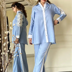 Tyla Denim Blue Coord Set