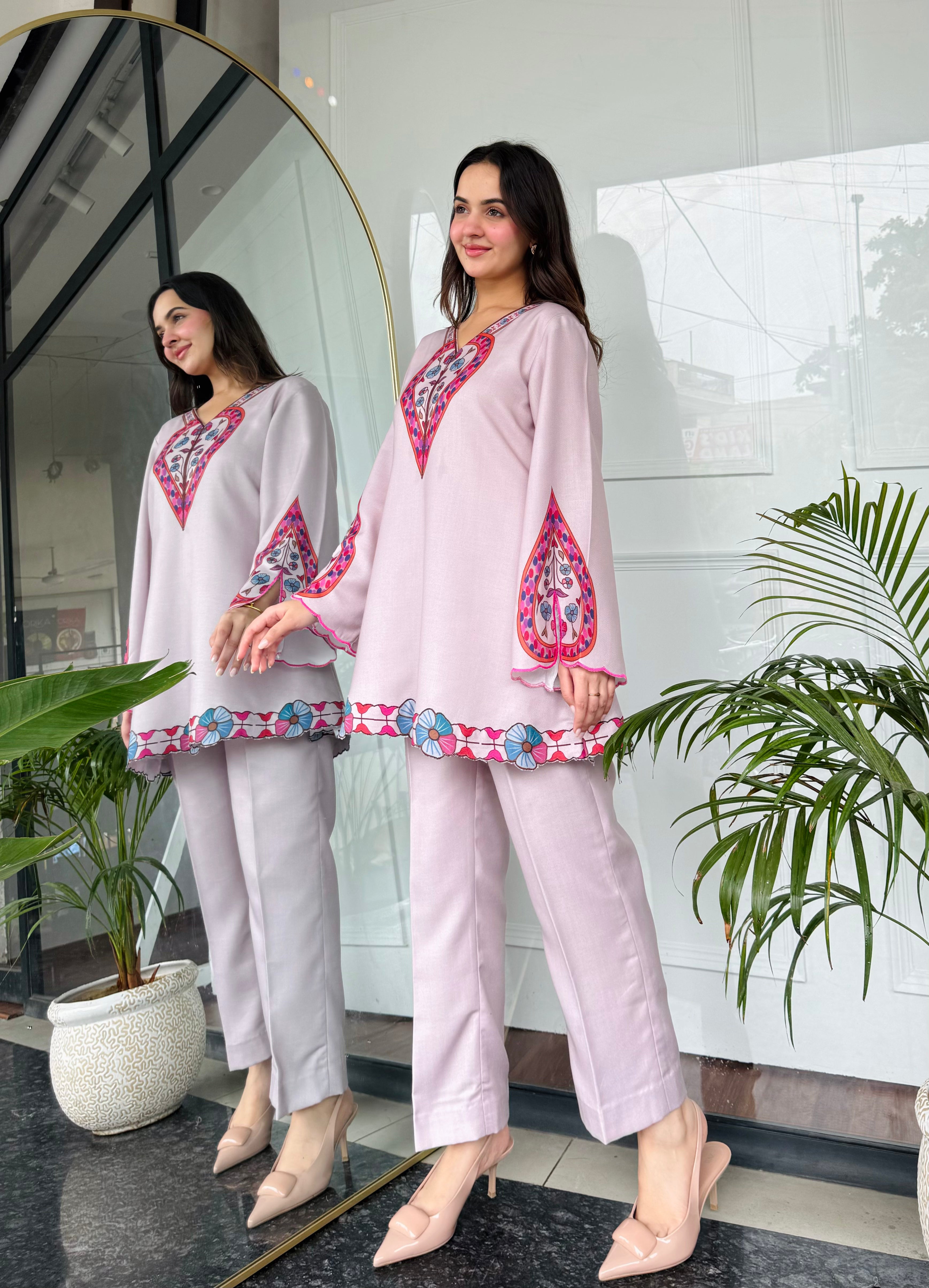 Blush Heart Kurta Set