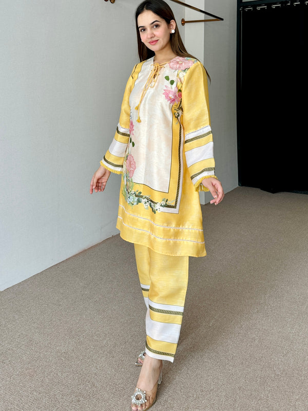 Yellow Festive Kurta Set