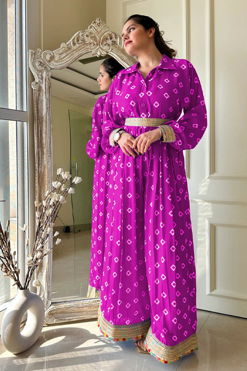 Tahira Bandhni Fusion Jumpsuit