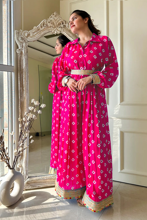 Tahira Bandhni Fusion Jumpsuit