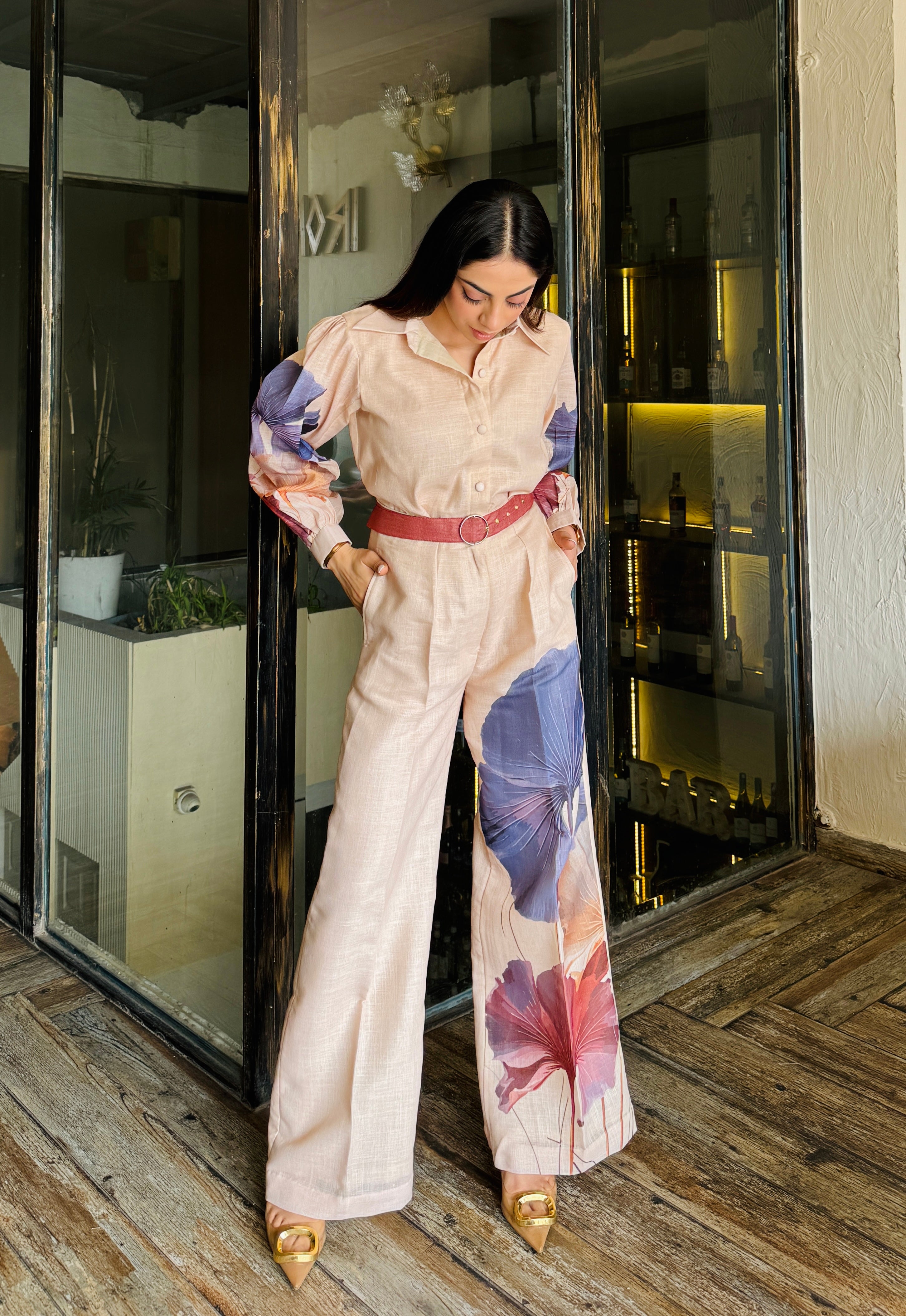 Taylor Formal Linen Coord Set