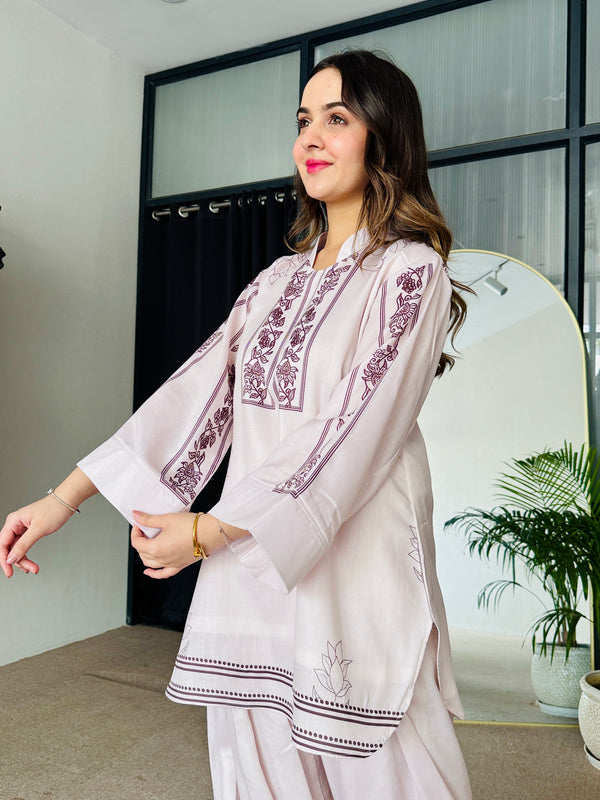 Dusky Petal Kurta Set