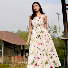 Lily Grace Floral Midi Dress