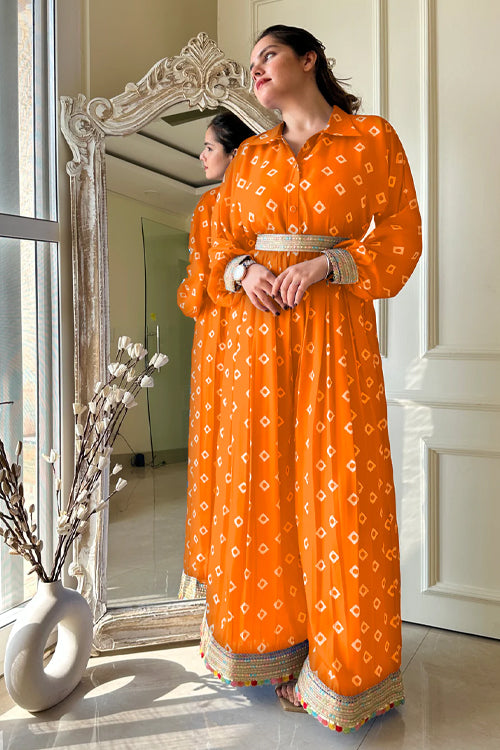 Tahira Bandhni Fusion Jumpsuit