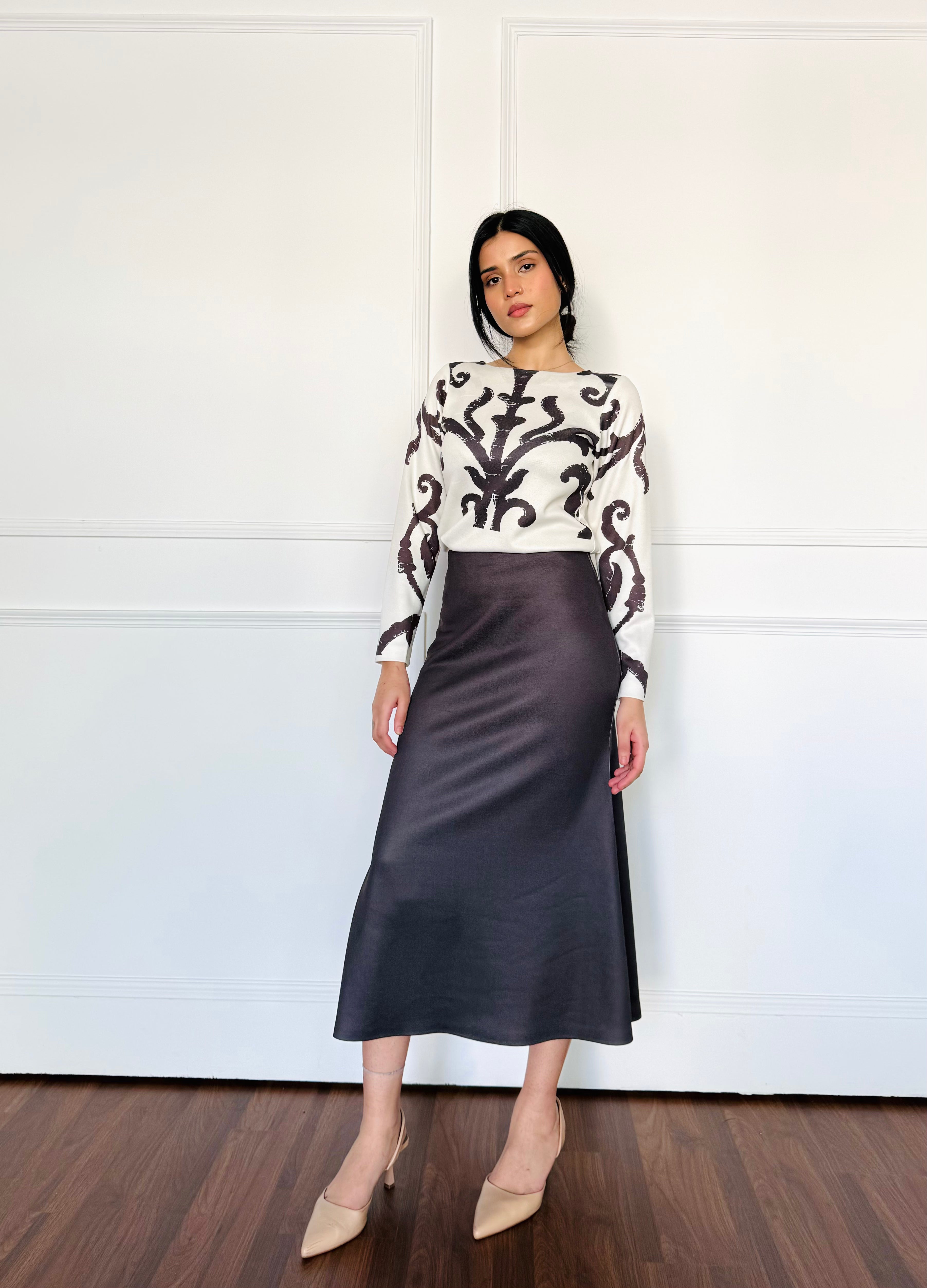 Mocha Cream Woollen Co-ord Set