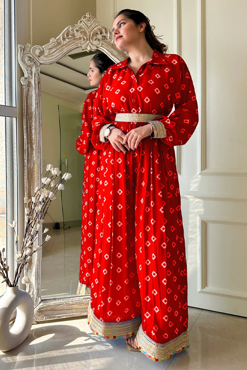 Tahira Bandhni Fusion Jumpsuit
