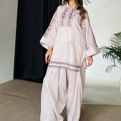 Dusky Petal Kurta Set