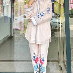 Noor E Beige Pakistani Kurta Set