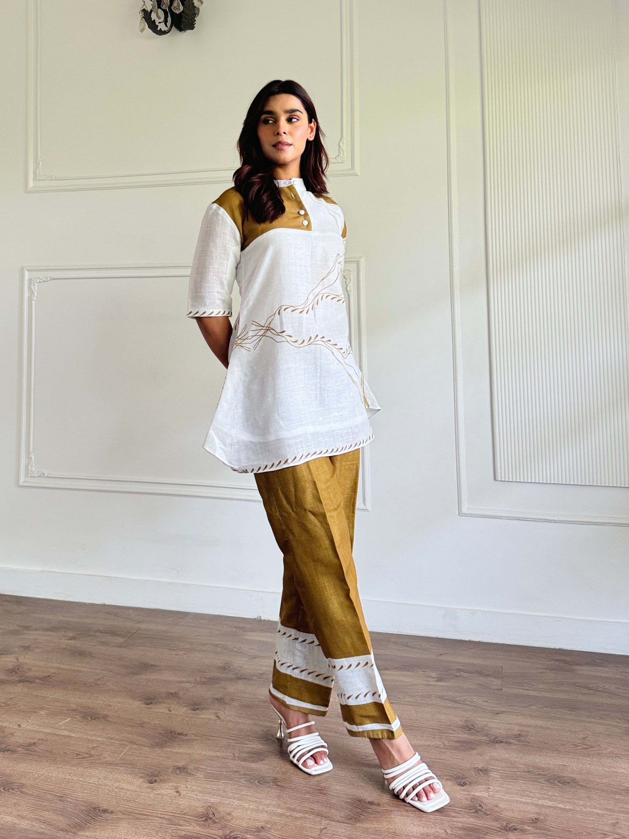 Relaxed White Summer Co-ord Set