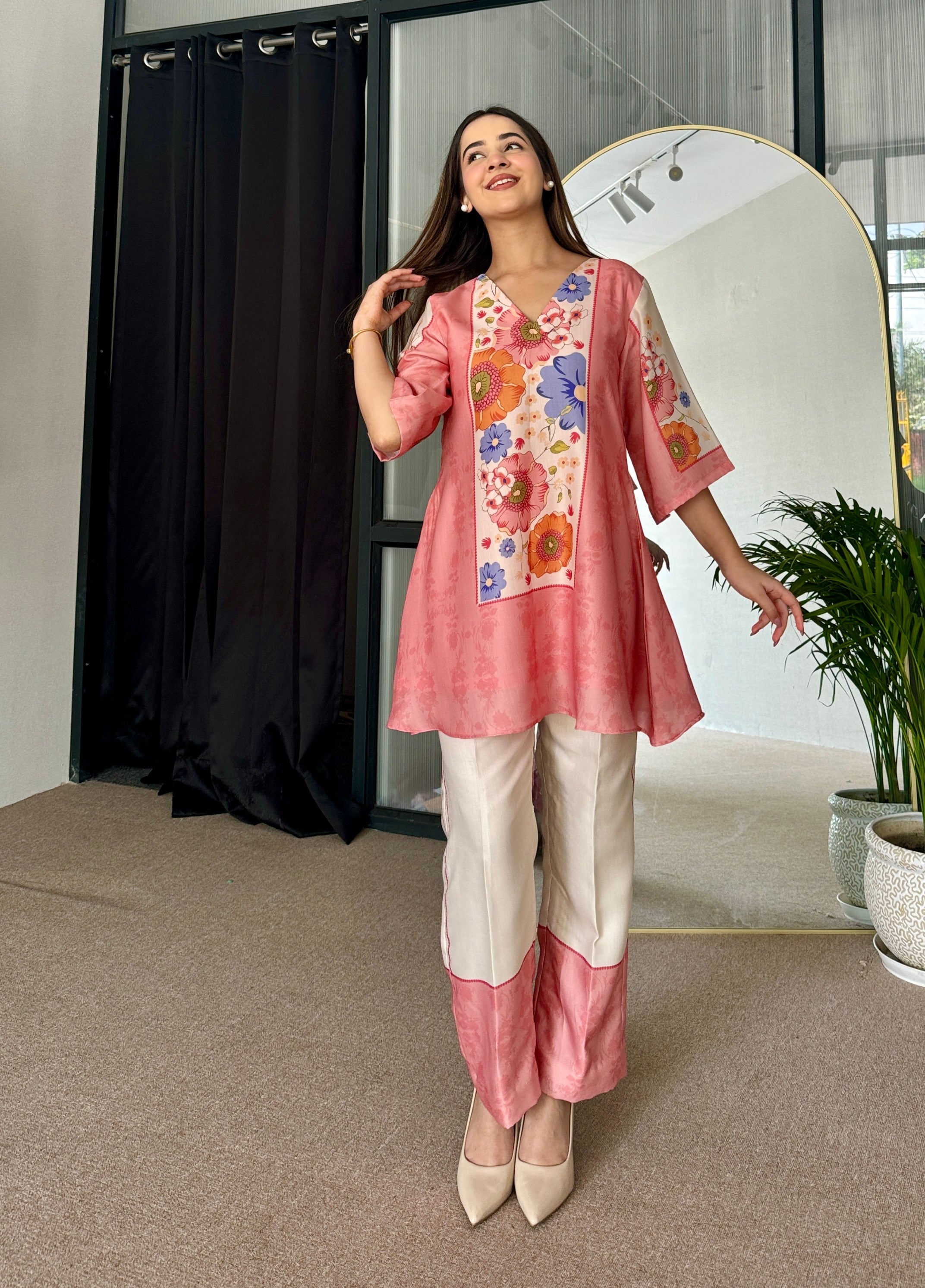 Serene Blossoms Co Ord Set