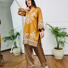 Mustard Mirage Kurta Set